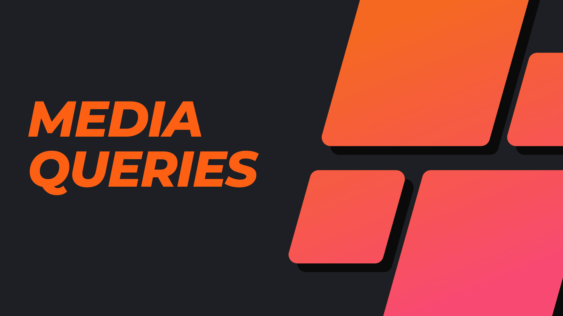 Using media queries.